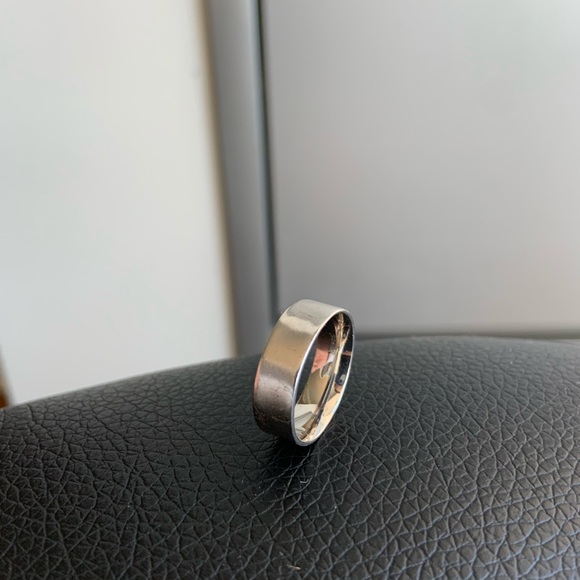 Mejuri boyfriend stacker band silver 925 size 7 - Picture 4 of 5